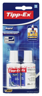Tipp-Ex Korrekturflüssigkeit Rapid 2er