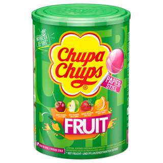 Chupa Chups Fruchtlutscher 100 Stück á 12 g 1,2 kg Dose