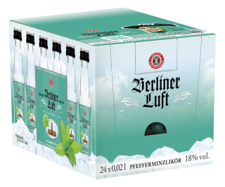 Berliner Luft Pfefferminzlikör 18 % Vol. - 0,48 l Karton