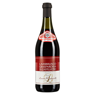 Laura Romagnelli Lambrusco Grasparossa di Castelvetro Rotwein - 6 x 0,75 l Flaschen