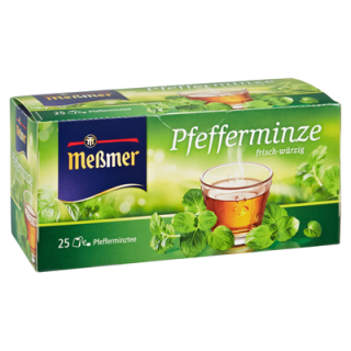 Messmer Pfefferminze frisch-würzig, 25 Beutel
