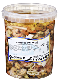 Werner Lauenroth Meeresfrüchte Knobi - 1,50 kg Becher