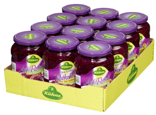 Kühne Apfelrotkohl - 12 x 680 g Gläser
