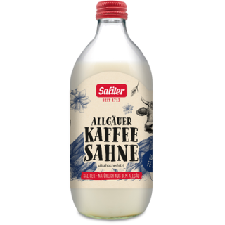 Saliter Alpen Kaffeesahne 10 % Fett - 500 g Flasche