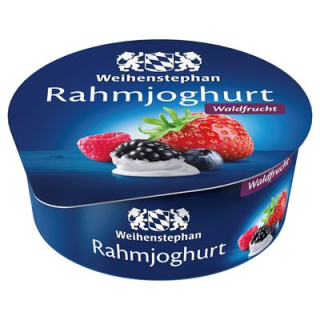 Weihenstephan Rahmjoghurt Waldfrucht 10 % Fett im Milchanteil - 150 g Becher