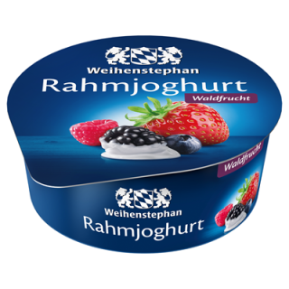 Weihenstephan Rahmjoghurt 4-fach sortiert 12 Becher...