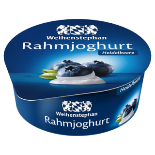 Weihenstephan Rahmjoghurt 4-fach sortiert 12 Becher...