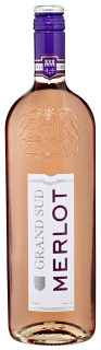Grand Sud Merlot Roséwein trocken - 6 x 1,00 l...