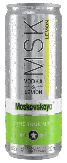 Moskovskaya Vodka &  Lemon 10 % Vol. - 12 x 0,33 l Dosen