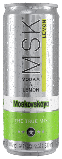 Moskovskaya Vodka &  Lemon 10 % Vol. - 4 x 0,33 l Dosen