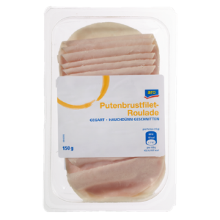 aro Putenbrustfilet hauchdünn geschnitten gepökelt 150 g Packung