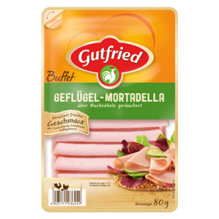 Gutfried Puten Mortadella 80 g