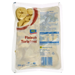 aro Tortelloni mit rohem Schinken 250 g Packung