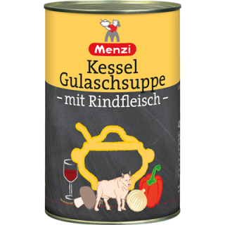 Menzi Kesselgulaschsuppe - 4,2 l Dose