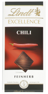 Lindt Excellence Tafeln Chili - 100 g Tafel