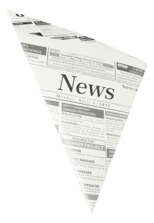 Papstar Pommestüte Newsprint Pergament-Ersatz 60 g/m²