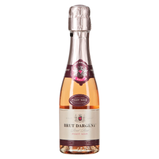 Brut Dargent Pinot Noir Vin Mousseux Rose Sekt halbtrocken - 200 ml Flasche