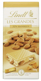 Lindt Les Grandes Tafel, Weiße Schokolade - 150 g Stück