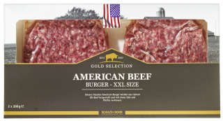 Schulte & Sohn American Beef Burger 2 x 200 g - 400 g...
