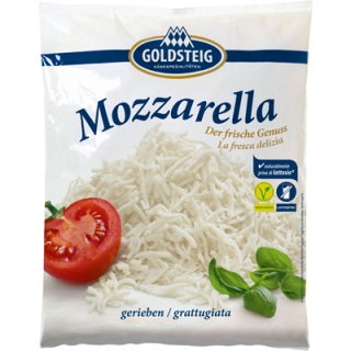 Goldsteig Mozzarella gerieben 45 % Fett - 2 kg