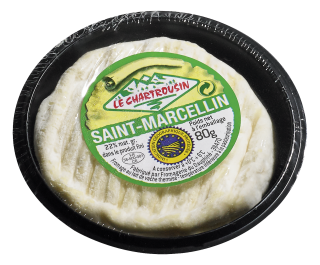 Saint Marcellin Weichkäse mit Weißschimmel - 80 g Packung