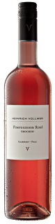 Heinrich Vollmer Portugieser Pinot Noir Rosé QbA Roséwein trocken - 0,75 l Flasche