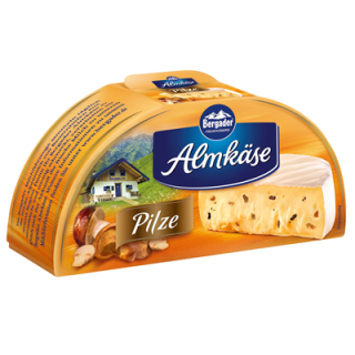 Bergader Almkäse Waldpilz Weichkäse mit Weißschimmel, 72 % Fett i. Tr. 175 g