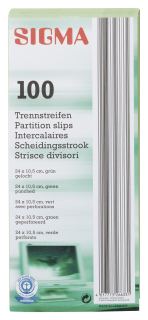 Sigma Trennstreifen 10,5  x  24 cm - 100 Stück