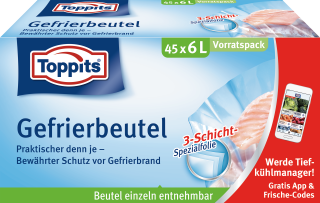 Toppits Aroma Schutz Gefrierbeutel