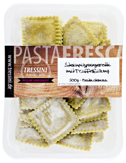Pasta Tressini Panzerotti Steinpilz Trüffel - 500 g Schale