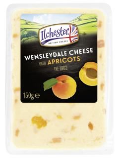 Ilchester Wensleydale Cheese mit Aprikosen - 150 g Stück