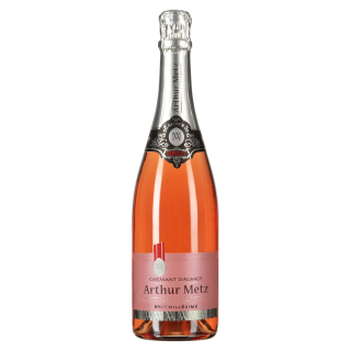 A Metz Arthur Metz Cremant dAlsace Rose Sekt, Schaumwein Orange, herb/brut, fruchtig-frische - 750 ml Flasche