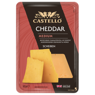 Castello Cheddar Original - 140 g Packung