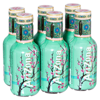 Arizona Green Tea with Honey - 6 x 0,50 l Flaschen