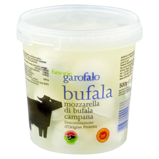 Garofalo Mozzarella di Bufala 52 % Fett 20 Stück à 25 g - 500 g Becher
