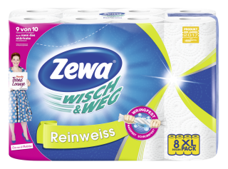 Zewa Wisch & Weg Reinweiss 2 lagig