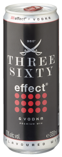 Three Sixty Vodka + effect Energy - 12 x 0,33 l Dosen