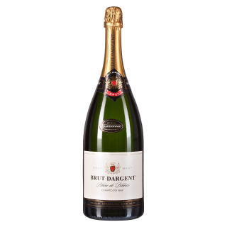 Brut Dargent Chardonnay - Blanc de Blancs Schaumwein, Sekt fruchtig, herb/brut - 1 Flasche