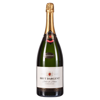 Brut Dargent Chardonnay - Blanc de Blancs Schaumwein, Sekt fruchtig, herb/brut - 6 Flaschen