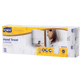 Tork Multifold Hand towel Premium H2 21,2  x  34 cm Weiß 2 lagig - 2100 Stück