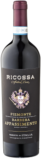 Barbera Ricossa Appassimento DOC Rotwein trocken - 0,75 l Flasche