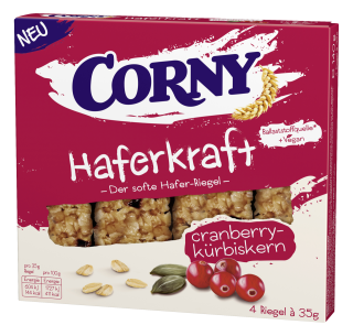 Corny Haferkraft-Riegel Cranberrys-Kürbiskern - 140...