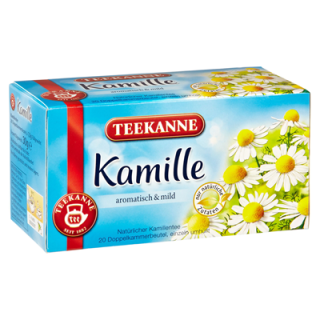 Teekanne Kräuter/  Kamille 20er