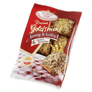 Coppenrath Brötchen kernig -Dinkel- 6er / 420 g