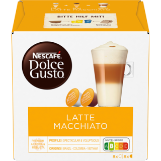 Dolce Gusto Kaffeekapseln Latte Macchiato 16 Stück - 183 g Schachtel