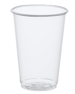 Papstar Kaltgetränkebecher Transparent Polymilchsäure oder Polylactide (PLA) rundlich Ø 7,03 cm