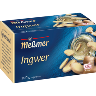 Meßmer Ingwertee Teebeutel - 1 x 40 g Faltschachtel
