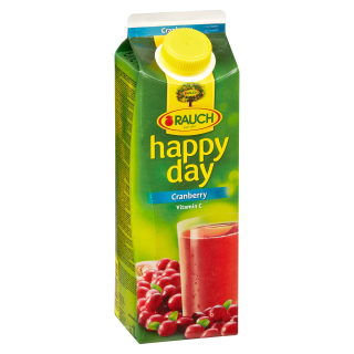 Happy Day Fruchtsaftgetränk Cranberry mind. 30 % Fruchtgehalt - 1,00 l Packung