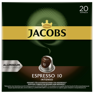 Jacobs UTZ Kapseln Espresso 10 Intenso  Espresso Intenso