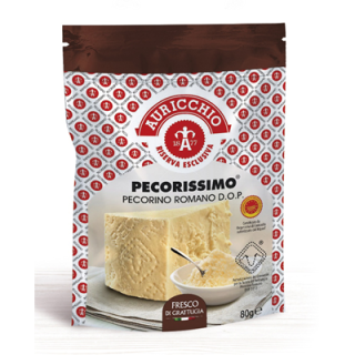 Pecorissimo Romano gerieben 36 % Fett - 1 x 80 g Stück
